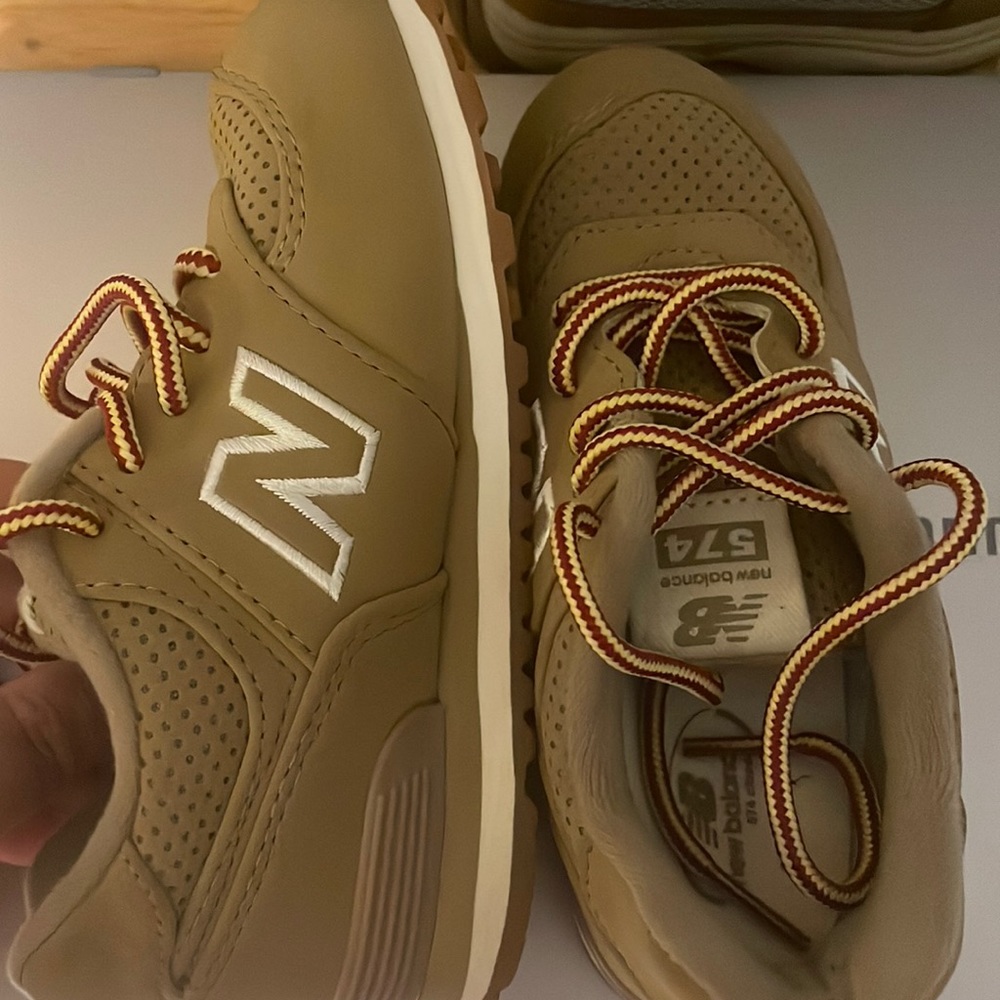 Worn one time - in great condition- 10c tan new balance